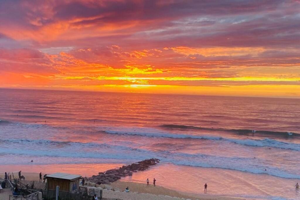 1Ere Ligne, Dernier Etage, Vue A 180° Sur L'Ocean, Lacanau, Plage Centrale Buitenkant foto