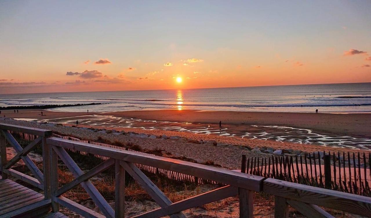 1Ere Ligne, Dernier Etage, Vue A 180° Sur L'Ocean, Lacanau, Plage Centrale Buitenkant foto